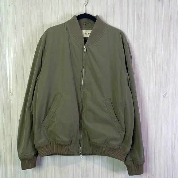 Buck Mason Oil Cloth Bomber Jacket VINTAGE Buck Mason Utility